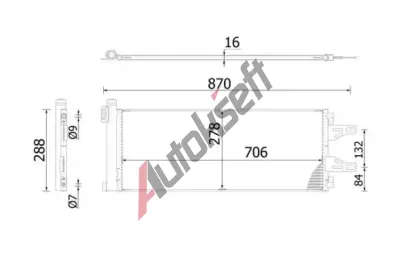 MAHLE Kondenztor klimatizace MAO AC 368 000S, AC 368 000S