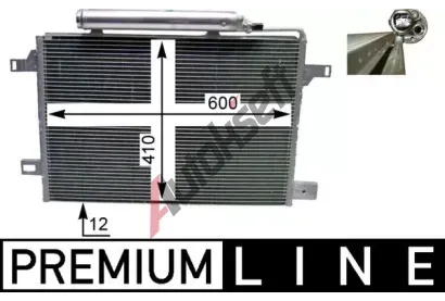 MAHLE Kondenztor klimatizace MAO AC 369 000P, AC 369 000P