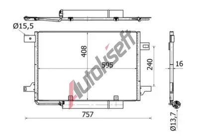 MAHLE Kondenztor klimatizace MAO AC 369 000S, AC 369 000S