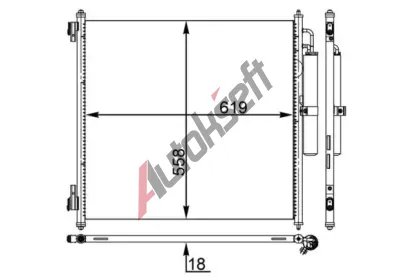 MAHLE Kondenztor klimatizace MAO AC 37 000S, AC 37 000S