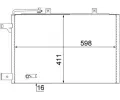 Kondenztor klimatizace MAHLE ‐ MAO AC 370 000S