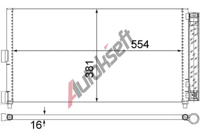 MAHLE Kondenztor klimatizace MAO AC 372 000S, AC 372 000S