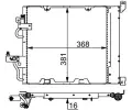 Kondenztor klimatizace MAHLE ‐ MAO AC 376 000S