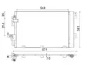 MAHLE Kondenztor klimatizace MAO AC 377 000P, AC 377 000P
