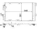 Kondenztor klimatizace MAHLE ‐ MAO AC 378 000S