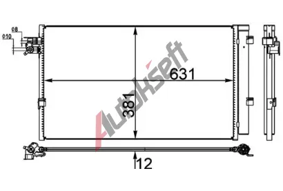 MAHLE Kondenztor klimatizace MAO AC 38 000P, AC 38 000P