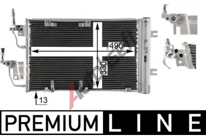 MAHLE Kondenztor klimatizace MAO AC 400 000P, AC 400 000P