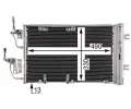 MAHLE Kondenztor klimatizace MAO AC 400 000P, AC 400 000P