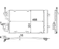 MAHLE Kondenztor klimatizace MAO AC 400 000S, AC 400 000S