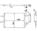 Kondenztor klimatizace MAHLE ‐ MAO AC 404 000S