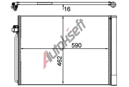 MAHLE Kondenzátor klimatizace MAO AC 405 000P, AC 405 000P MAHLE Kondenzátor klimatizace MAO AC 405 000P, AC 405 000P