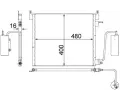 Kondenztor klimatizace MAHLE ‐ MAO AC 408 000S