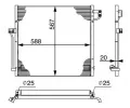 Kondenztor klimatizace MAHLE ‐ MAO AC 41 000S
