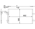 Kondenztor klimatizace MAHLE ‐ MAO AC 410 001S