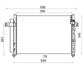 Kondenztor klimatizace MAHLE ‐ MAO AC 417 000S