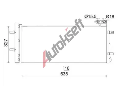 MAHLE Kondenztor klimatizace MAO AC 42 000S, AC 42 000S
