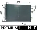 Kondenztor klimatizace MAHLE ‐ MAO AC 442 000P