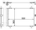MAHLE Kondenztor klimatizace MAO AC 447 000P, AC 447 000P