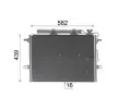 MAHLE Kondenztor klimatizace MAO AC 453 000P, AC 453 000P