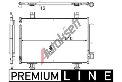 MAHLE Kondenztor klimatizace MAO AC 456 000P, AC 456 000P