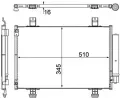 MAHLE Kondenztor klimatizace MAO AC 456 000P, AC 456 000P