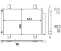 Kondenztor klimatizace MAHLE ‐ MAO AC 456 000S
