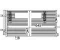 MAHLE Kondenztor klimatizace MAO AC 457 000P, AC 457 000P