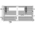 MAHLE Kondenztor klimatizace ‐ MAO AC 457 000S