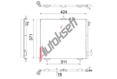 MAHLE Kondenztor klimatizace MAO AC 460 000S, AC 460 000S