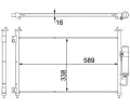 Kondenztor klimatizace MAHLE ‐ MAO AC 464 000S