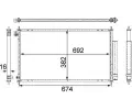 Kondenztor klimatizace MAHLE ‐ MAO AC 467 001S