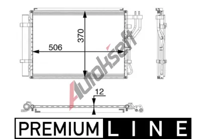 MAHLE Kondenztor klimatizace MAO AC 48 000P, AC 48 000P