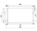 Kondenztor klimatizace MAHLE ‐ MAO AC 486 000S