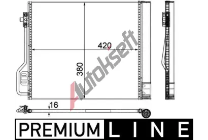 MAHLE Kondenzátor klimatizace MAO AC 488 000P, AC 488 000P MAHLE Kondenzátor klimatizace MAO AC 488 000P, AC 488 000P