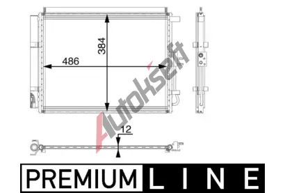 MAHLE Kondenztor klimatizace MAO AC 49 000P, AC 49 000P