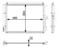 MAHLE Kondenztor klimatizace MAO AC 49 000P, AC 49 000P