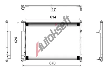 MAHLE Kondenztor klimatizace MAO AC 490 000S, AC 490 000S
