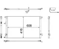 Kondenztor klimatizace MAHLE ‐ MAO AC 498 000S
