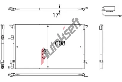 MAHLE Kondenztor klimatizace MAO AC 498 000S, AC 498 000S
