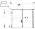 Kondenztor klimatizace MAHLE ‐ MAO AC 499 000S