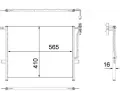Kondenztor klimatizace MAHLE ‐ MAO AC 502 001S
