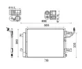 Kondenztor klimatizace MAHLE ‐ MAO AC 509 000S