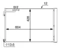 Kondenztor klimatizace MAHLE ‐ MAO AC 51 000S