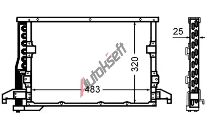 MAHLE Kondenzátor klimatizace MAO AC 512 000S, AC 512 000S MAHLE Kondenzátor klimatizace MAO AC 512 000S, AC 512 000S