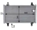 Kondenztor klimatizace MAHLE ‐ MAO AC 514 000S