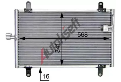 MAHLE Kondenztor klimatizace MAO AC 514 000S, AC 514 000S
