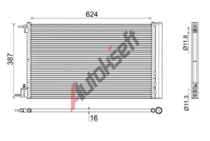 MAHLE Kondenztor klimatizace MAO AC 552 000S, AC 552 000S
