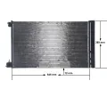 MAHLE Kondenztor klimatizace MAO AC 552 000S, AC 552 000S