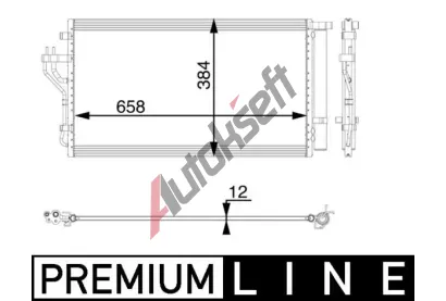 MAHLE Kondenztor klimatizace MAO AC 56 000P, AC 56 000P
