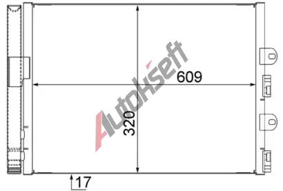 MAHLE Kondenztor klimatizace MAO AC 561 000S, AC 561 000S